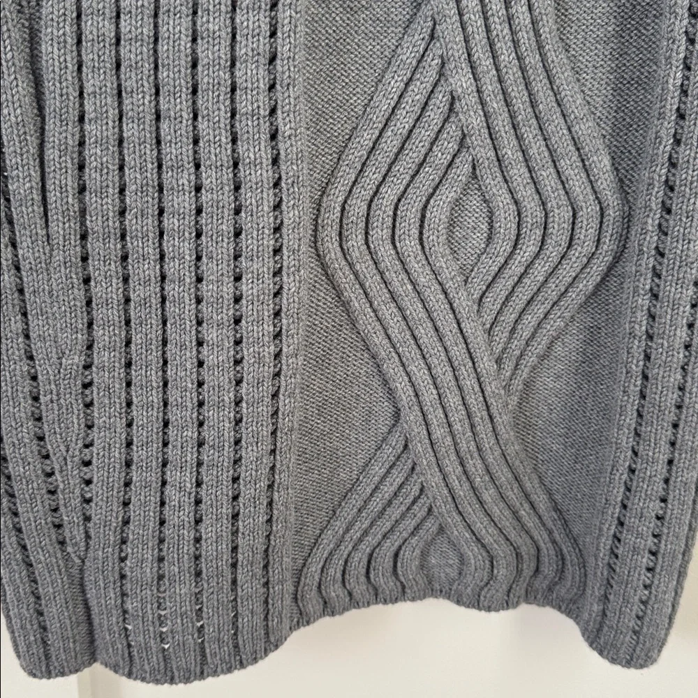 Cushnie Et Ochs Gray Knit Skirt Size M